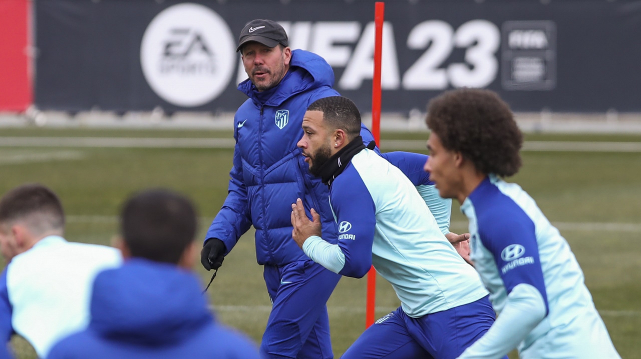 LaLiga - Atletico Madrid training