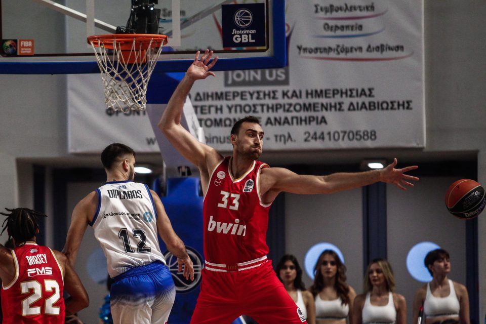 [372772] basket league 2024 2025 / ΚΑΡΔΙΤΣΑ ΟΛΥΜΠΙΑΚΟΣ (ΘΑΝΑΣΗΣ ΚΑΛΛΙΑΡΑΣ/eurokinissi)