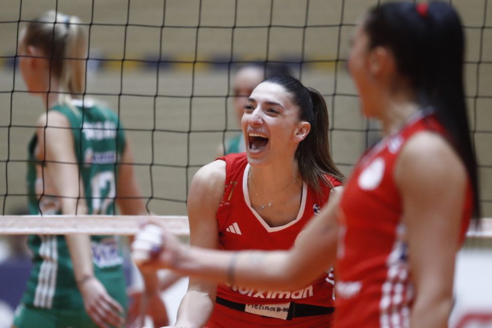 olympiakos pao volley ginaikon