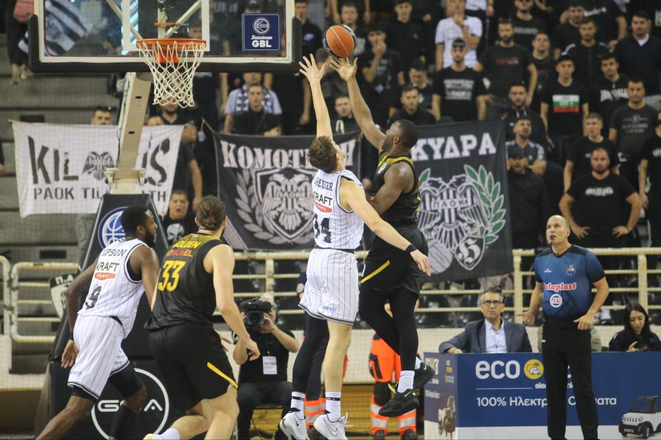 [372891] basket league 2024 2025 / ΠΑΟΚ ΑΕΚ (ΠΑΥΛΟΣ ΜΑΚΡΙΔΗΣ / mega press)