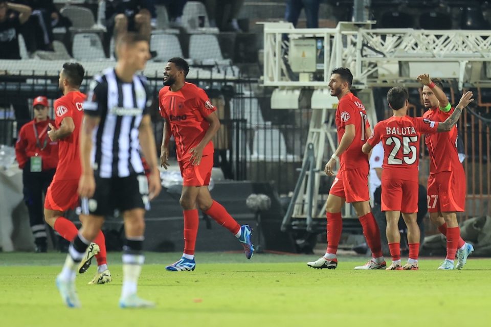 ΠΑΟΚ-Στεάουα 0-1 για τη 2η αγωνιστική του Europa League