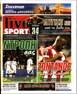 LIVE SPORT newspaper