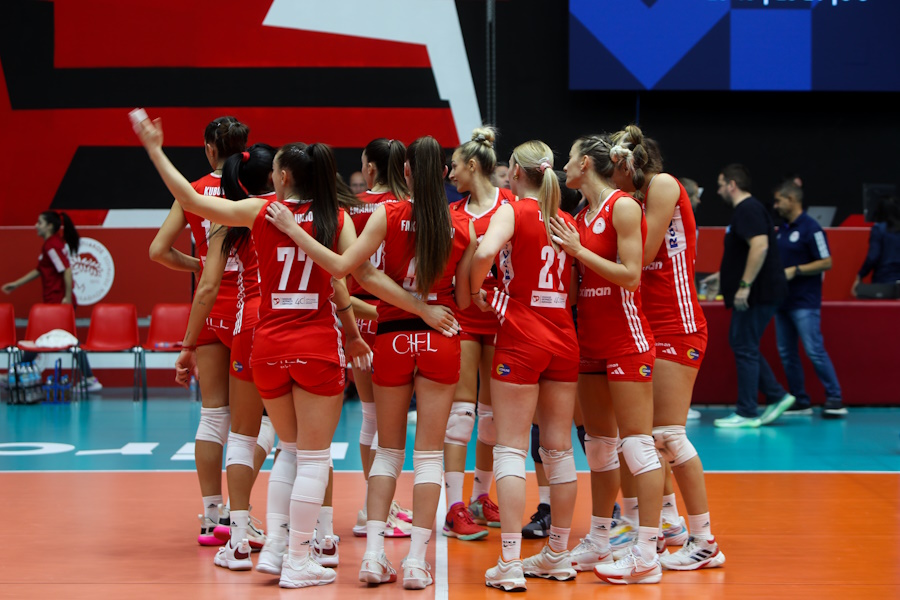 [373219] cev women's challenge cup 2024 2025 / ΟΣΦΠ ΜΑΡΙΝΑ ΚΑΣΤΕΛΑ (ΙΩΑΝΝΑ ΓΙΑΝΝΑΚΟΥΛΗ / eurokinissi)