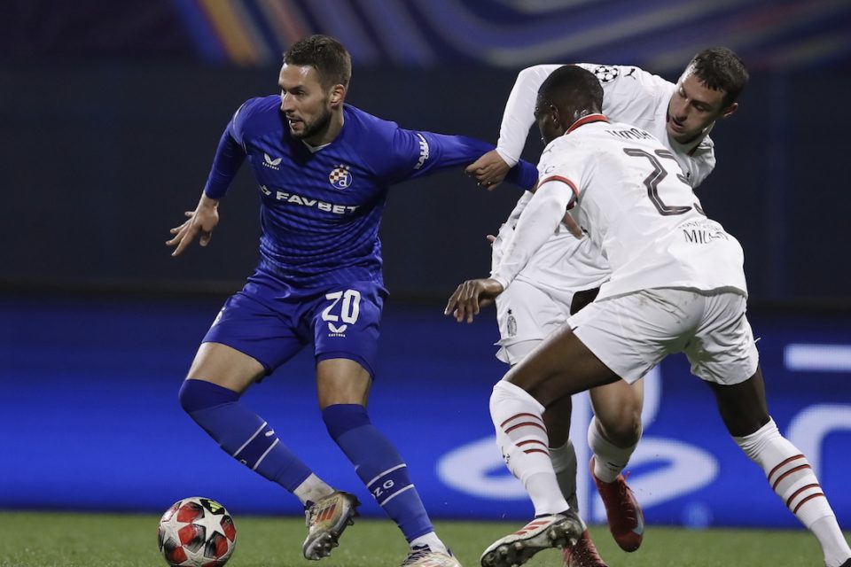 uefa champions league dinamo zagreb vs ac milan